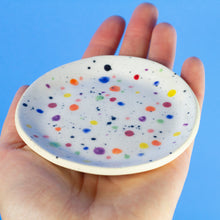 Load image into Gallery viewer, Small Hand Painted Speckled Plate
